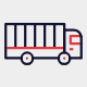 picto animé de camion transpoprt